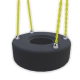 4 Chain Tire Swing - Rainbow Play of NC
